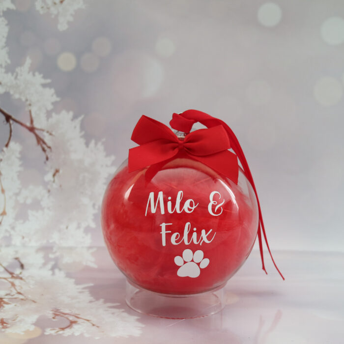 Red Feather Baubles